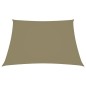 vidaXL Toldo de vela rectangular tela Oxford beige 2,5x3 m vidaXL Toldo de vela rectangular tela Oxford beige 2,5x3 m