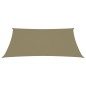 vidaXL Toldo de vela rectangular tela Oxford beige 5x7 m vidaXL Toldo de vela rectangular tela Oxford beige 5x7 m