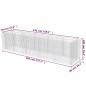 vidaXL Arriate de gaviones de acero 450x90x100 cm vidaXL Arriate de gaviones de acero 450x90x100 cm