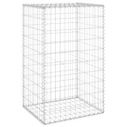 vidaXL Muro de gaviones con cubiertas acero galvanizado 60x50x100 cm