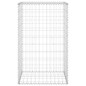 vidaXL Muro de gaviones con cubiertas acero galvanizado 60x50x100 cm