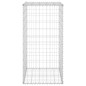 vidaXL Muro de gaviones con cubiertas acero galvanizado 60x50x100 cm