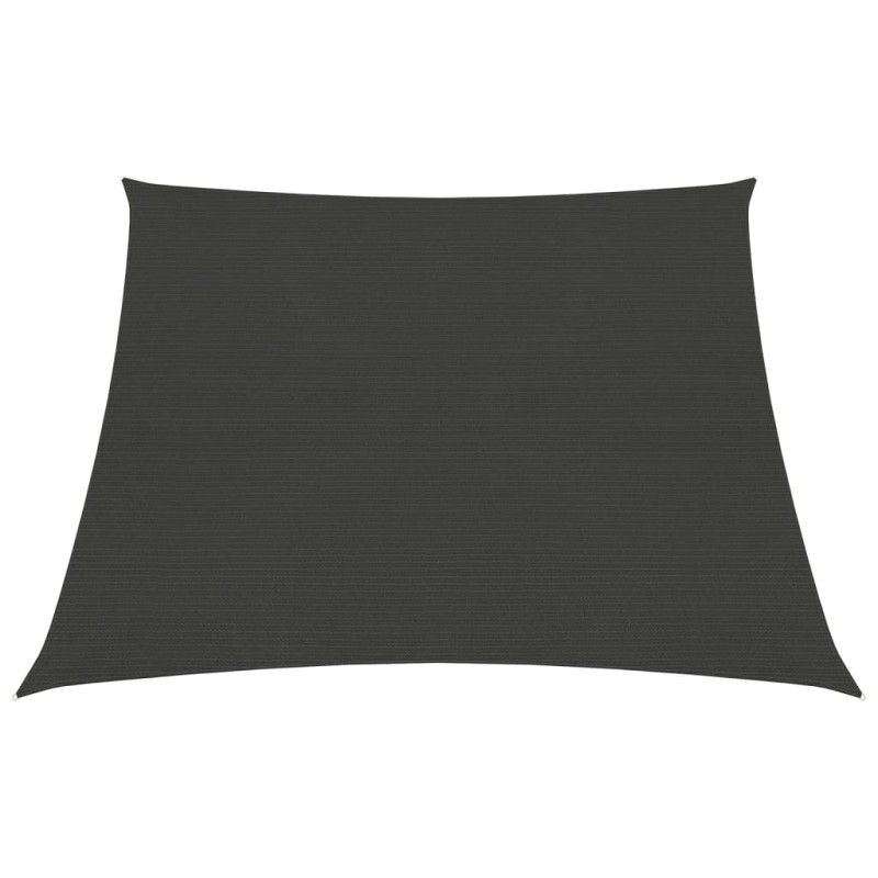vidaXL Toldo de vela HDPE antracita 160 g/m² 4/5x4 m vidaXL Toldo de vela HDPE antracita 160 g/m² 4/5x4 m
