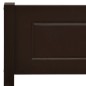 vidaXL Estructura de cama madera maciza pino marrón oscuro 100x200 cm vidaXL Estructura de cama madera maciza pino marrón oscuro 100x200 cm