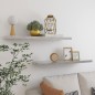 vidaXL Estantes flotantes pared 2 uds gris hormigón MDF 90x23,5x3,8 cm vidaXL Estantes flotantes pared 2 uds gris hormigón MDF 90x23,5x3,8 cm