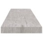 vidaXL Estantes flotantes pared 2 uds gris hormigón MDF 90x23,5x3,8 cm vidaXL Estantes flotantes pared 2 uds gris hormigón MDF 90x23,5x3,8 cm