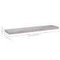 vidaXL Estantes flotantes pared 2 uds gris hormigón MDF 90x23,5x3,8 cm vidaXL Estantes flotantes pared 2 uds gris hormigón MDF 90x23,5x3,8 cm