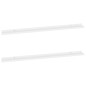 vidaXL Estantes de pared 2 unidades blanco 115x9x3 cm vidaXL Estantes de pared 2 unidades blanco 115x9x3 cm