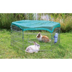TRIXIE Jaula de animales con red protectora 63x60 cm plateado 6253  