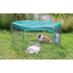 TRIXIE Jaula de animales con red protectora 63x60 cm plateado 6253  