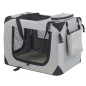 @Pet Transportín para perros nailon 70x52x50 cm gris 11072