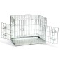 Beeztees Jaula para perros plateada 62x44x49 cm Beeztees Jaula para perros plateada 62x44x49 cm