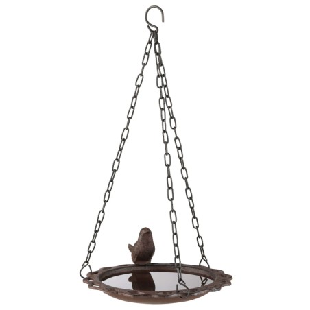 HI Bebedero para pájaros colgante marrón 20,5 cm