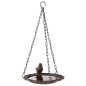 HI Bebedero para pájaros colgante marrón 20,5 cm HI Bebedero para pájaros colgante marrón 20,5 cm