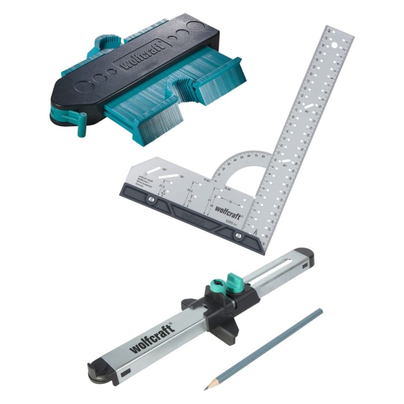 wolfcraft Set herramientas básicas para laminados revestimiento suelo wolfcraft Set herramientas básicas para laminados revestimiento suelo