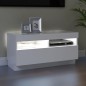 vidaXL Mueble para TV con luces LED blanco 80x35x40 cm vidaXL Mueble para TV con luces LED blanco 80x35x40 cm