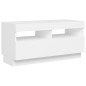 vidaXL Mueble para TV con luces LED blanco 80x35x40 cm vidaXL Mueble para TV con luces LED blanco 80x35x40 cm