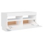 vidaXL Mueble para TV con luces LED blanco 80x35x40 cm vidaXL Mueble para TV con luces LED blanco 80x35x40 cm