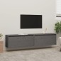 vidaXL Armario de pared 2 uds madera maciza de pino gris 80x30x35 cm vidaXL Armario de pared 2 uds madera maciza de pino gris 80x30x35 cm