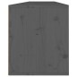 vidaXL Armario de pared 2 uds madera maciza de pino gris 80x30x35 cm vidaXL Armario de pared 2 uds madera maciza de pino gris 80x30x35 cm