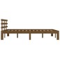 vidaXL Estructura de cama madera maciza marrón miel 140x200 cm vidaXL Estructura de cama madera maciza marrón miel 140x200 cm