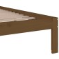 vidaXL Estructura de cama madera maciza marrón miel 140x200 cm vidaXL Estructura de cama madera maciza marrón miel 140x200 cm