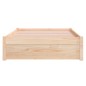 vidaXL Estructura de cama madera maciza blanca 100x200 cm vidaXL Estructura de cama madera maciza blanca 100x200 cm
