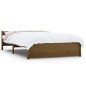 vidaXL Estructura de cama doble madera maciza marrón miel 120x190 cm vidaXL Estructura de cama doble madera maciza marrón miel 120x190 cm