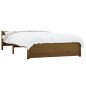 vidaXL Estructura de cama doble madera maciza marrón miel 120x190 cm vidaXL Estructura de cama doble madera maciza marrón miel 120x190 cm