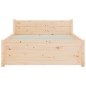 vidaXL Estructura de cama madera maciza 100x200 cm vidaXL Estructura de cama madera maciza 100x200 cm
