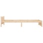 vidaXL Estructura de cama madera maciza 100x200 cm vidaXL Estructura de cama madera maciza 100x200 cm