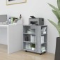 vidaXL Armario con ruedas madera contrachapada gris Sonoma 60x35x75 cm vidaXL Armario con ruedas madera contrachapada gris Sonoma 60x35x75 cm