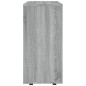 vidaXL Armario con ruedas madera contrachapada gris Sonoma 60x35x75 cm vidaXL Armario con ruedas madera contrachapada gris Sonoma 60x35x75 cm