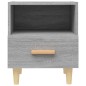 vidaXL Mesitas de noche 2 unidades color gris Sonoma 40x35x47 cm vidaXL Mesitas de noche 2 unidades color gris Sonoma 40x35x47 cm