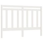 vidaXL Cabecero de cama madera maciza de pino blanco 156x4x100 cm vidaXL Cabecero de cama madera maciza de pino blanco 156x4x100 cm