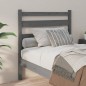 vidaXL Cabecero de cama madera maciza de pino gris 81x4x100 cm vidaXL Cabecero de cama madera maciza de pino gris 81x4x100 cm