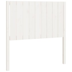 vidaXL Cabecero de cama madera maciza de pino blanco 95,5x4x100 cm
