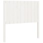 vidaXL Cabecero de cama madera maciza de pino blanco 95,5x4x100 cm vidaXL Cabecero de cama madera maciza de pino blanco 95,5x4x100 cm