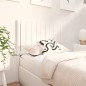 vidaXL Cabecero de cama madera maciza de pino blanco 95,5x4x100 cm vidaXL Cabecero de cama madera maciza de pino blanco 95,5x4x100 cm