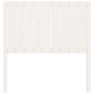 vidaXL Cabecero de cama madera maciza de pino blanco 95,5x4x100 cm vidaXL Cabecero de cama madera maciza de pino blanco 95,5x4x100 cm