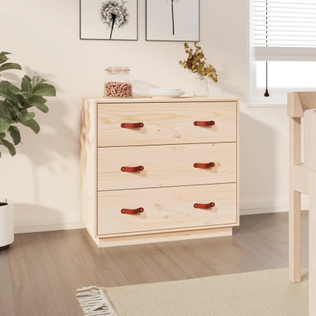 vidaXL Aparador madera maciza de pino 80x40x75 cm