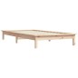 vidaXL Estructura de cama madera maciza de pino 75x190 cm