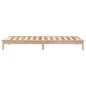 vidaXL Estructura de cama madera maciza de pino 75x190 cm