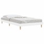 vidaXL Estructura de cama madera contrachapada blanca 100x200 cm vidaXL Estructura de cama madera contrachapada blanca 100x200 cm