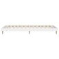 vidaXL Estructura de cama madera contrachapada blanca 100x200 cm vidaXL Estructura de cama madera contrachapada blanca 100x200 cm
