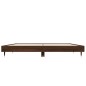 vidaXL Estructura de cama madera contrachapada marrón roble 140x190 cm