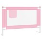 vidaXL Barandilla de seguridad cama de niño rosa tela 100x25 cm vidaXL Barandilla de seguridad cama de niño rosa tela 100x25 cm