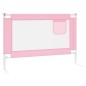 vidaXL Barandilla de seguridad cama de niño rosa tela 100x25 cm vidaXL Barandilla de seguridad cama de niño rosa tela 100x25 cm