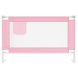 vidaXL Barandilla de seguridad cama de niño rosa tela 120x25 cm vidaXL Barandilla de seguridad cama de niño rosa tela 120x25 cm