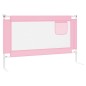 vidaXL Barandilla de seguridad cama de niño rosa tela 120x25 cm vidaXL Barandilla de seguridad cama de niño rosa tela 120x25 cm